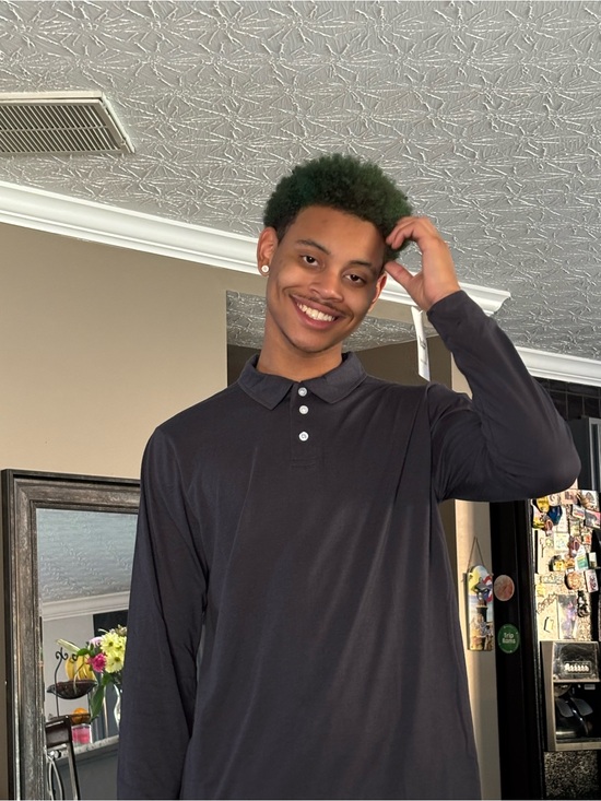 Ben Ben Other - Long-Sleeve Polo Shirt in Black